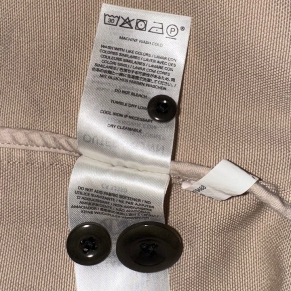 Outerknown Century Car Coat Mens Latte Canvas Trench Over Coat 100% Cotton S NEW - Picture 7 of 10